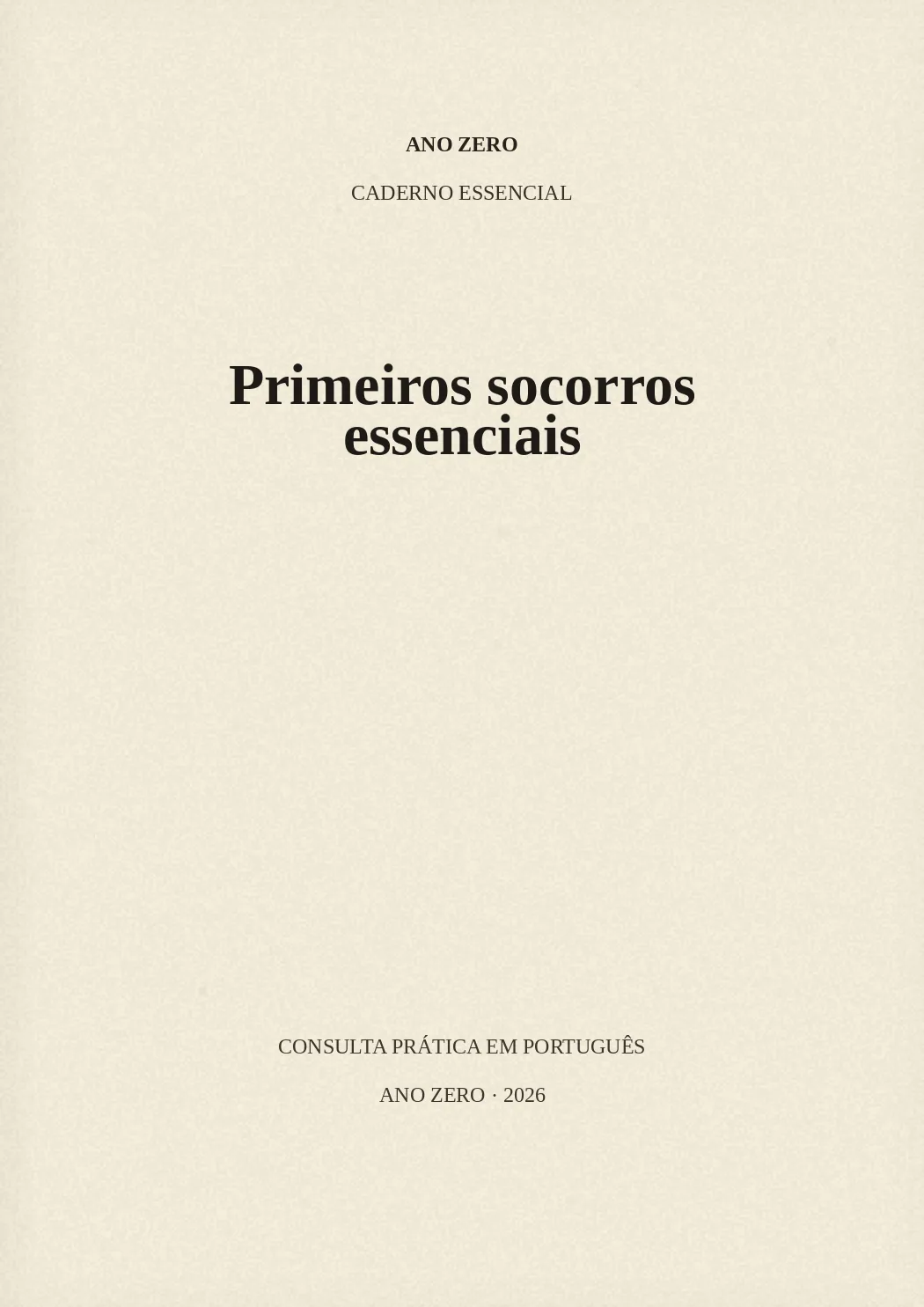 Capa de Primeiros socorros essenciais