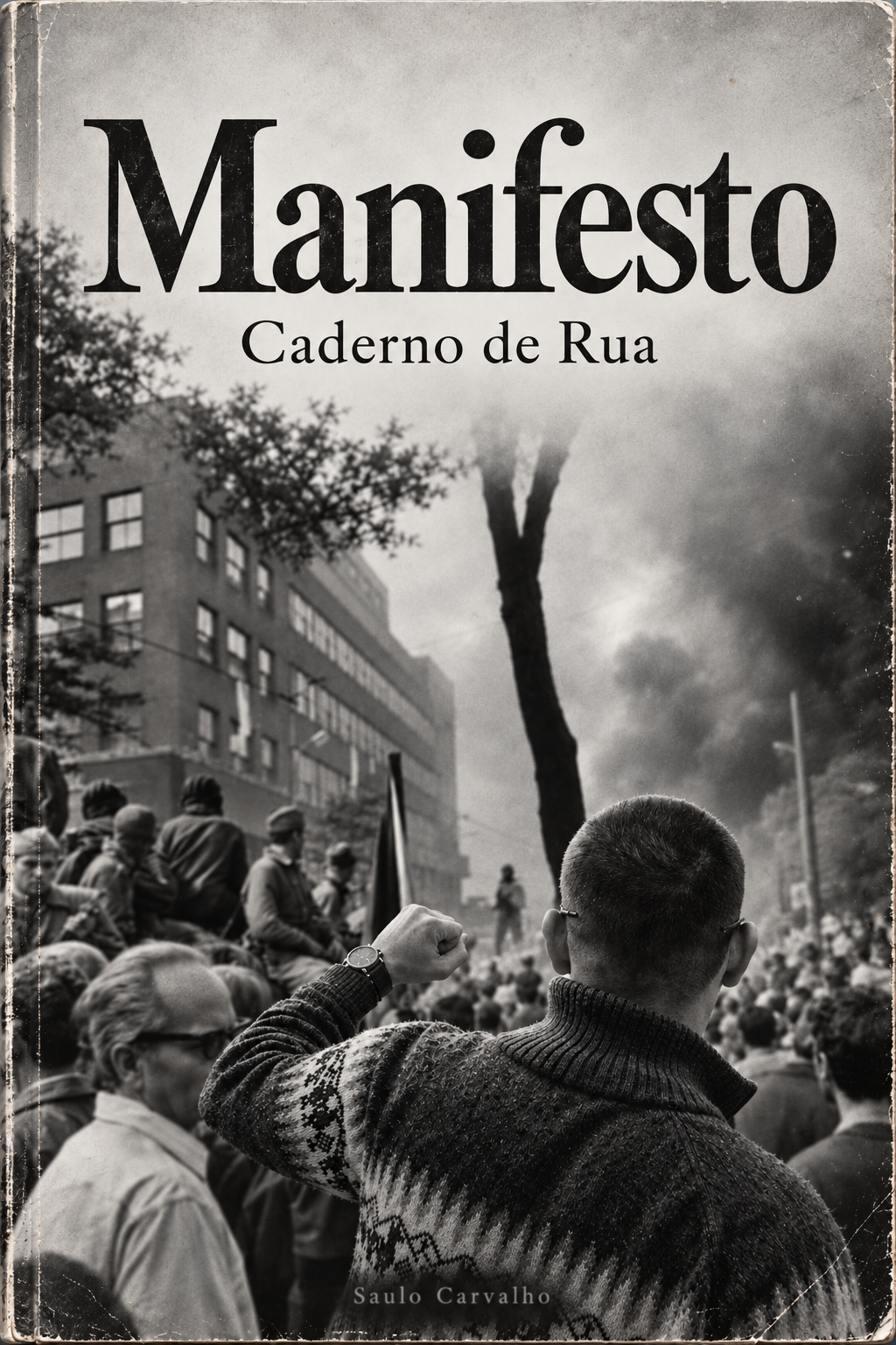 Capa de Manifesto — Caderno de Rua, de Saulo Carvalho
